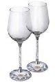 Swarovski Crystalline White Wine Glasses Set Of Swarovski