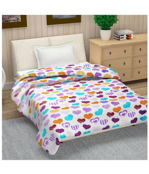 Divine Casa Single Polyester Multi Abstract Dohar Coordinated Buy