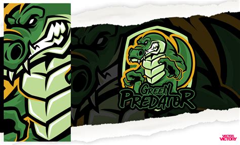 GREEN PREDATOR ESPORT LOGO on Behance