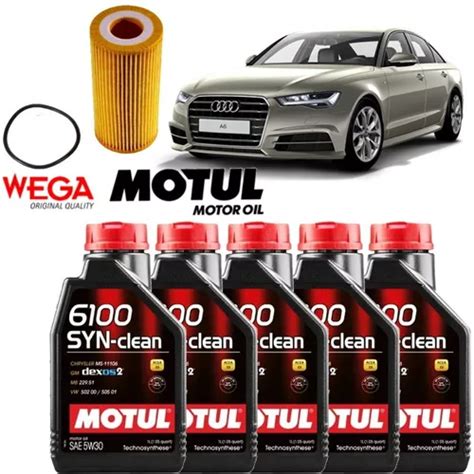 Kit Troca De Leo Filtros W Motul Audi A Tfsi