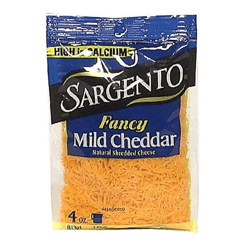 Sargento Shredded Cheese Mild Cheddar Natural Shop Foodtown