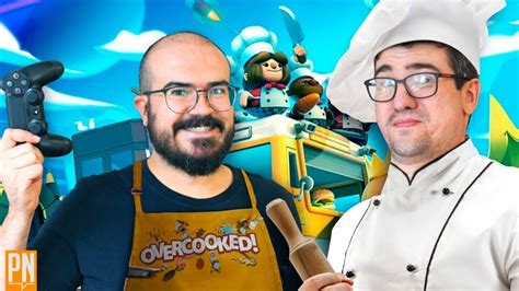 Deu treta e confusão Pesadelo na cozinha jogando OVERCOOKED em dois