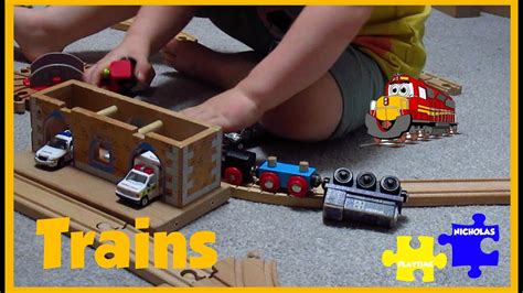 Playtime With Nicholas Toy Trains Youtube