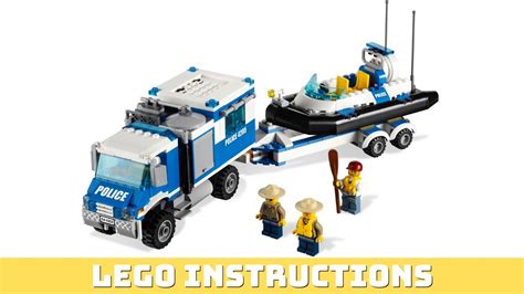 LEGO Instructions CITY 4205 Off Road Command Centre YouTube