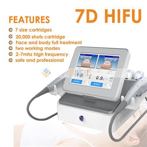 Professional Face Lift D Facial Corporal Hifu Fat Removal Portable