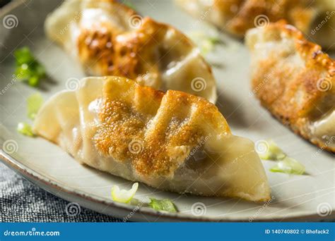 Homemade Korean Mandu Pork Dumplings Stock Photo - Image of dinner ...