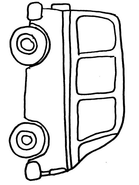 Transportation Van Coloring Pages And Coloring Book