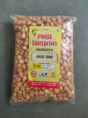 Salty Roasted Sada Chana Namkeen Packaging Size Grams Packaging