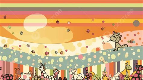 Cartoon Colorful Background Illustration, Cartoon, Color, Background ...