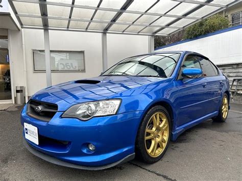 SUBARU LEGACY B4 TUNED BY STI 2005 BLUE 111854 Km Details