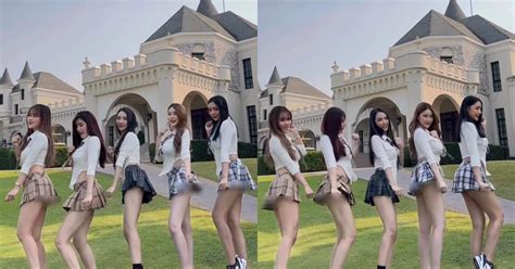 Dàn hot girl mặc đồng phục n ữ s inh thực hiện vũ điệu lắc hông gây tranh cãi trái chiều Thời