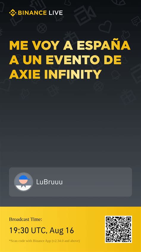 Me Voy A Espa A A Un Evento De Axie Infinity Binance Live