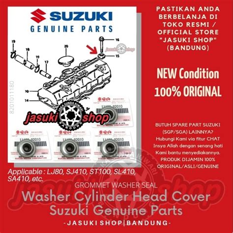 Jual Grommet Washer Seal Sil Cover Cylinder Head Tutup Klep Suzuki Jimny Katana Sj410 Lj80 Forsa