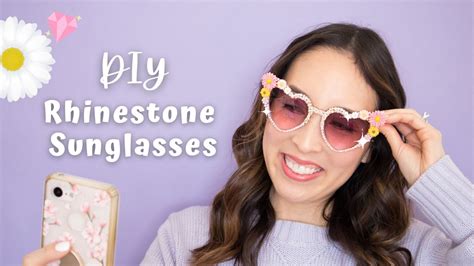 Diy Rhinestone Sunglasses Youtube