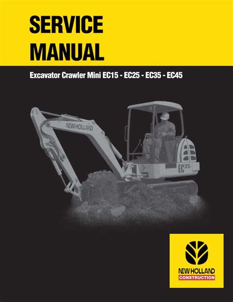 Manual De Servicio En PDF De La Excavadora De Orugas New Holland EC15