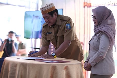 Pemkab Soppeng Bersama BPN Melakukan Penandatanganan Berita Acara