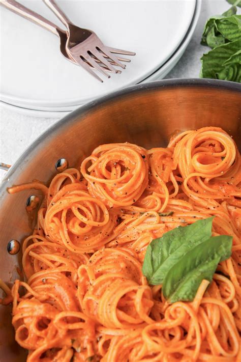 Creamy Roasted Red Pepper Pasta A Seasoned Greeting