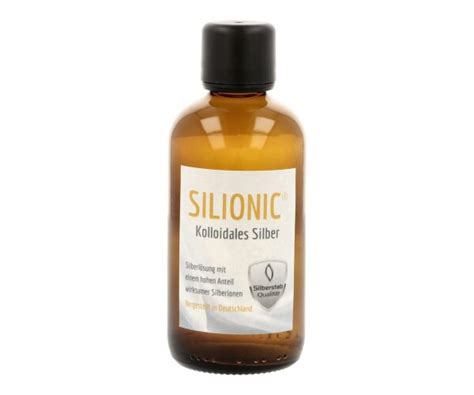 Silionic Kolloidales Silber 50 Ppm 100 Ml Online Kaufen Silbersta