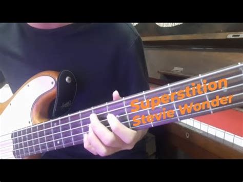 Superstition Stevie Wonder Short Bass Cover In E Minor YouTube