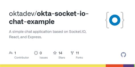 Github Oktadev Okta Socket Io Chat Example A Simple Chat Application