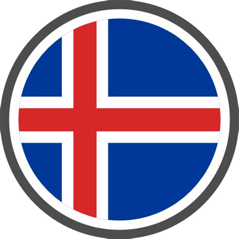 Iceland Flag Round Circle Icon Svg Vector And Png Free Download Uxwing