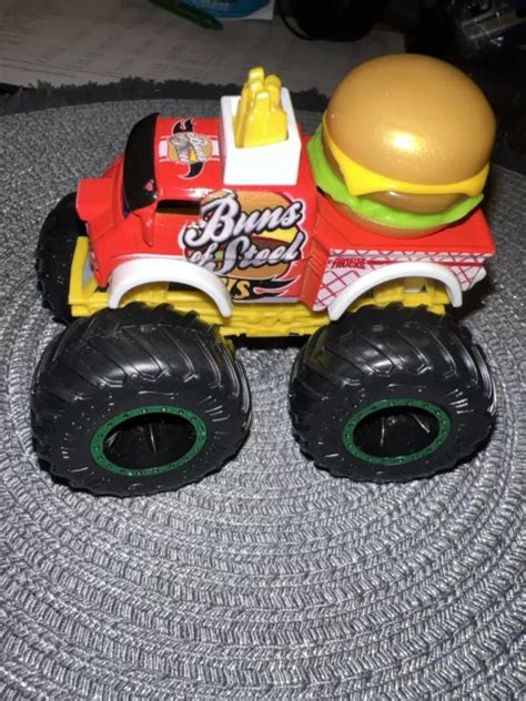 CAMION MONSTRE HOT Wheels Monster Jam Bun Of Steel échelle rare EUR PicClick FR