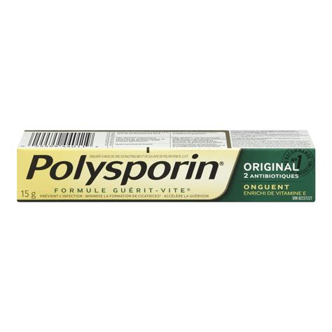 Polysporin Antibiotic Ointment Heal-Fast Formula at Murray Baxter blog