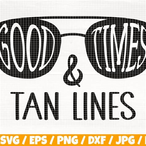 Sunglasses Tan Lines Svg Etsy