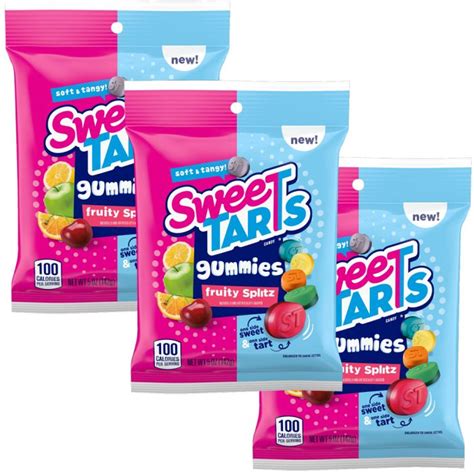 Sweetarts Gummies Fruity Splitz G Pack American Sweets