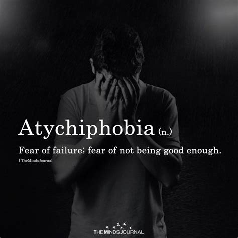 Atychiphobia Unusual Words Phobia Words Weird Words