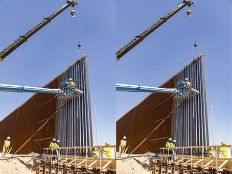 BORDER WALL CONSTRUCTION STARTS, FIRST PANELS GO UP - Charlotte Alerts