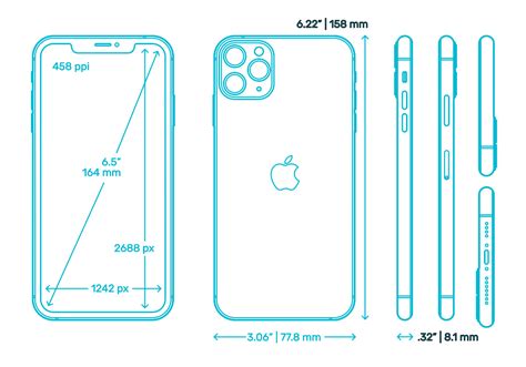 Apple iPhone 14 Pro Max (16th Gen) Dimensions & Drawings | Dimensions.com