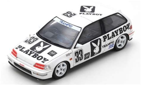 Diecast model cars Honda Civic 1/43 Spark (EF9) RHD No.33 Playboy JTC ...