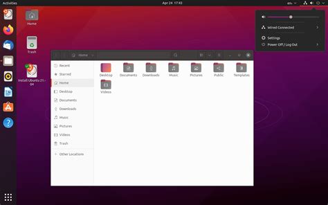 Ubuntu 2104 Hirsute Hippo April 2021 Desktop 64 Bit Official Iso