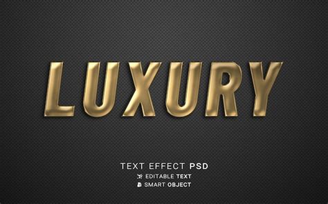 Premium Psd Gold Font Text Effect