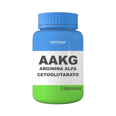 Aakg Arginina Alfa Cetoglutarato Mg Capsulas