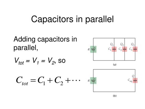 Adding Capacitors In Parallel