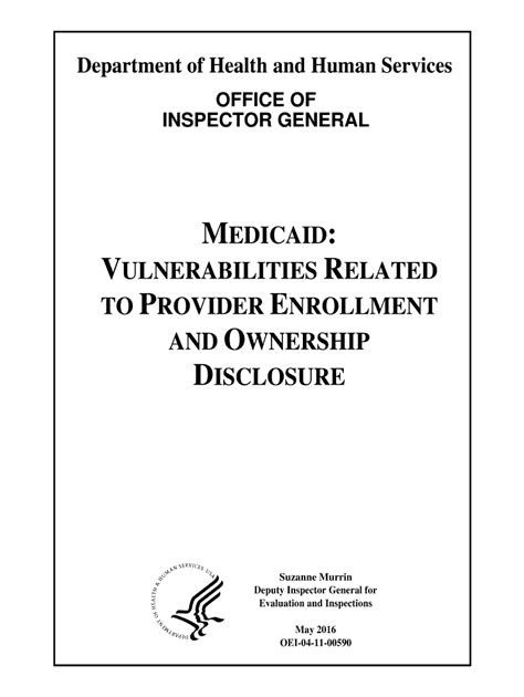 Fillable Online Oig Hhs Medicaid Report Fax Email Print Pdffiller