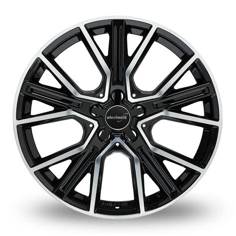 2DRV WH34 Black Polished 18 Alloy Wheels Wheelbase