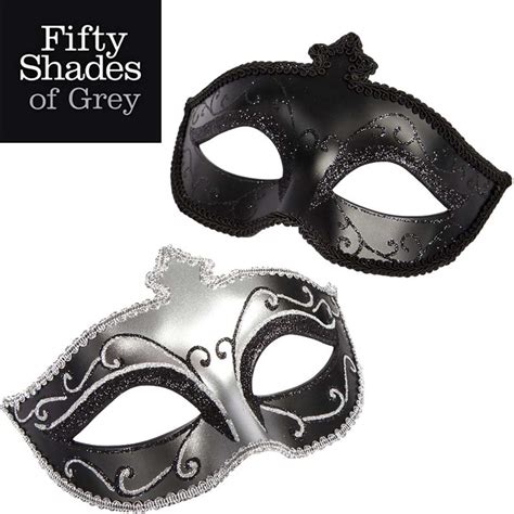 Fifty Shades Of Grey Masks On Masquerade Mask Twin Pack