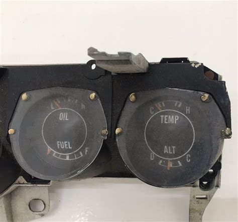 Mopar B Body Rallye Gauge Cluster K Tach Speedo Uncut