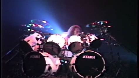 Metallica Drum Solo Lars Ulrich Hamilton On Canada 1992 Youtube