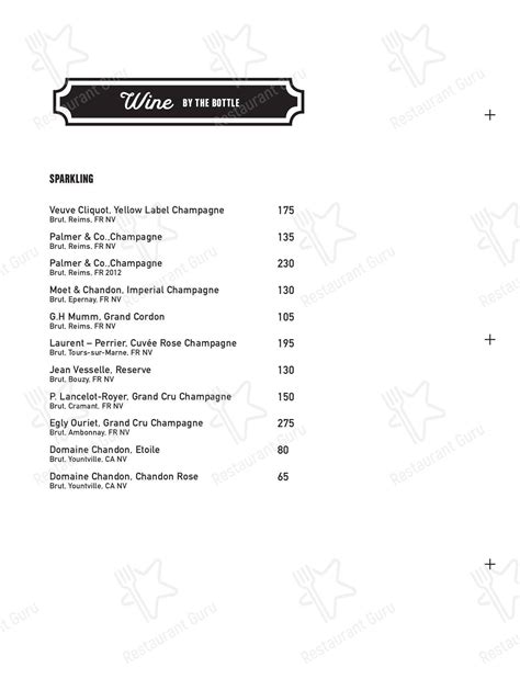 Menu at Skull's Rainbow Room pub & bar, Nashville, 222 Printers Alley