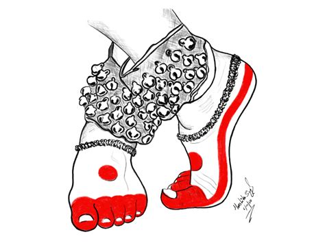 Kathak Dance Drawing