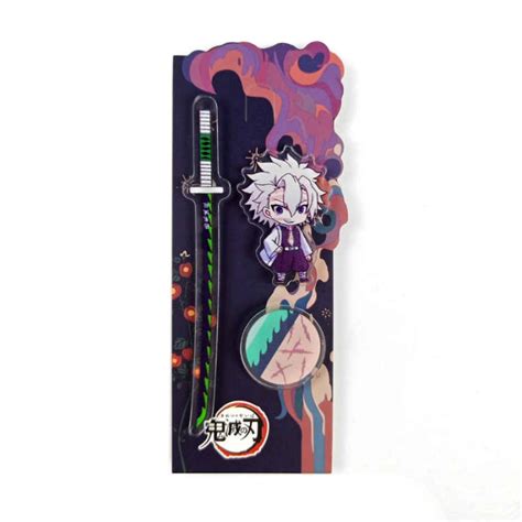 Demon Slayer Kimetsu No Yaiba Acrylic Brooch Pins Sanemi Shinazugawa