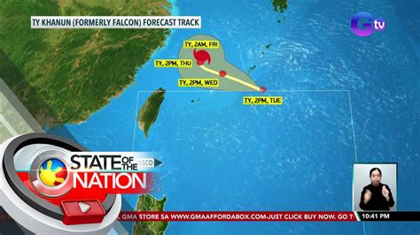 Bagyong Falcon Nakalabas Na Sa Philippine Area Of Responsibility