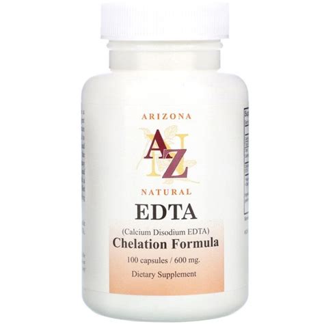 Edta 600 Mg Heavy Mineral Detox And Chelator 100 Capsules Lazada Ph