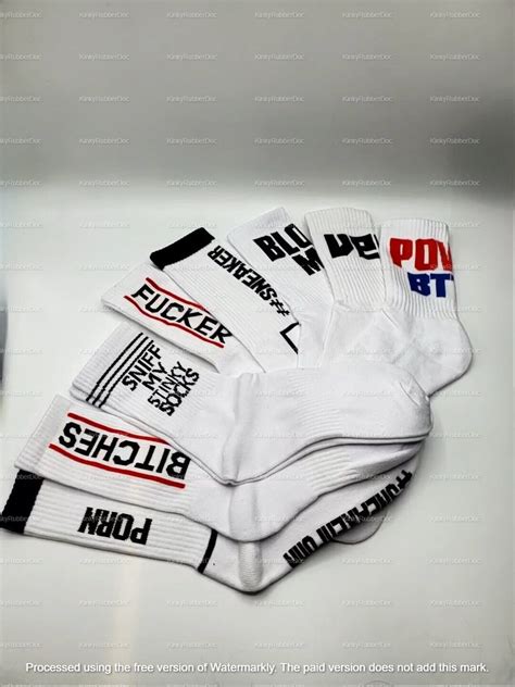 White Fetish Socks Gay Sex Role Play Unifrom Nylon Gay Gear Fetish Outfit Party Cruising Bdsm