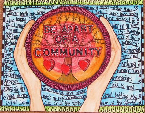 This Drawing Represents Community Which Is A Big Part Of Macomb Where