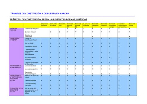 Tr Mites De Constituci N Y Puesta En Marcha